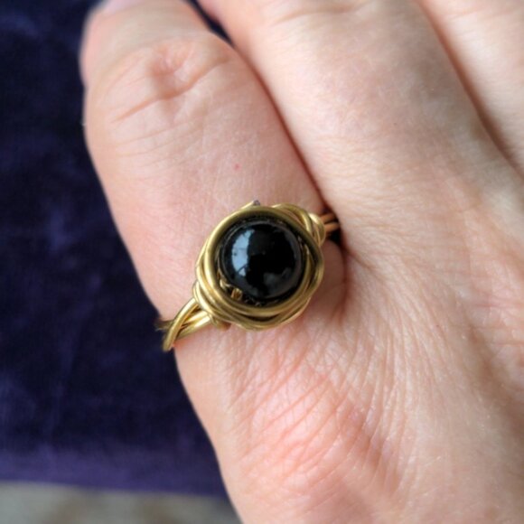 FREE With Purchase Size 8 Handmade Wire Ring Freebie - Picture 5 of 7